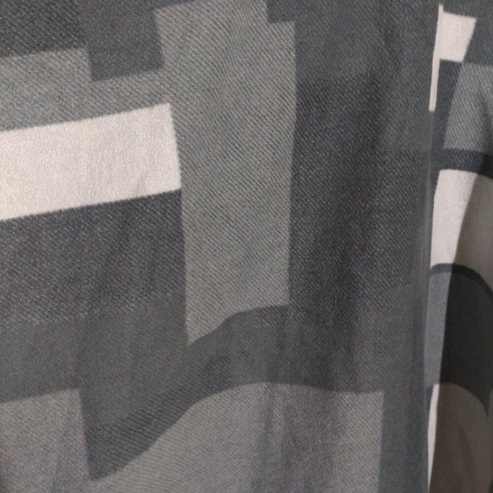 Woolrich Reversible Open Front Wrap / Cape In Gra… - image 2